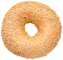 Bagel met sesamzaad