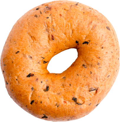 Veggie bagel