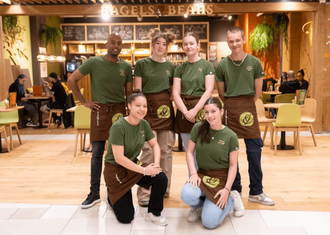 Bagels & Beans vestiging in Purmerend in winkelcentrum Eggert