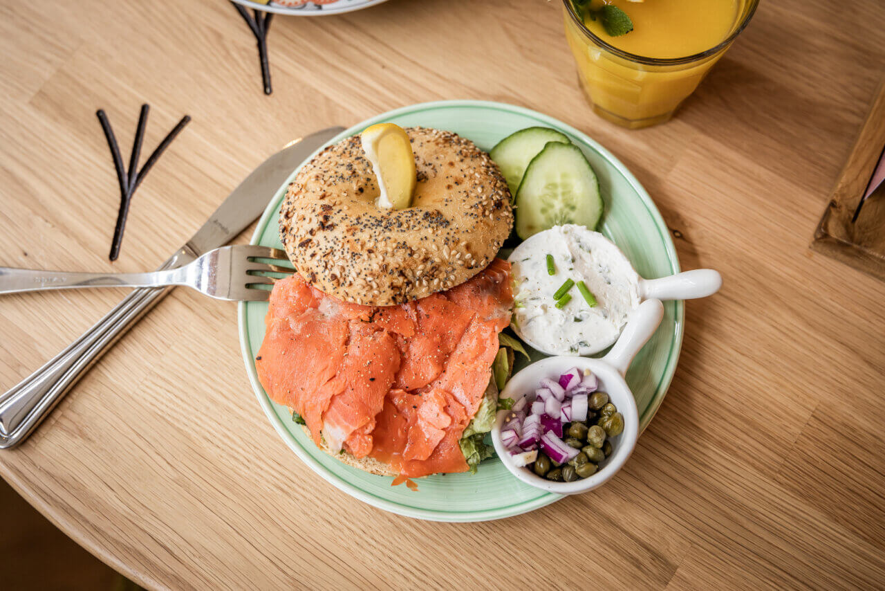 Bagel zalm