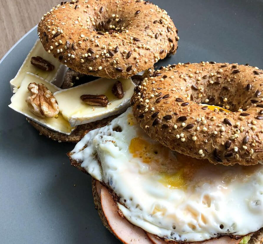 Luchtige bagels zoet en hartig